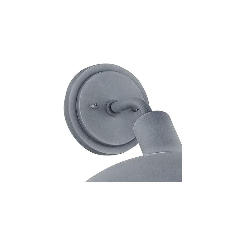 Image 2 Otis 8 3/4 inch High Weathered Zinc Outdoor Wall Light more views