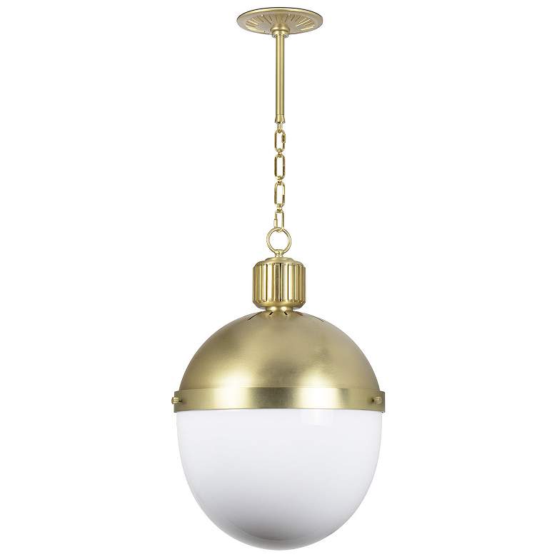 Image 2 Otis Pendant Large (Natural Brass) more views