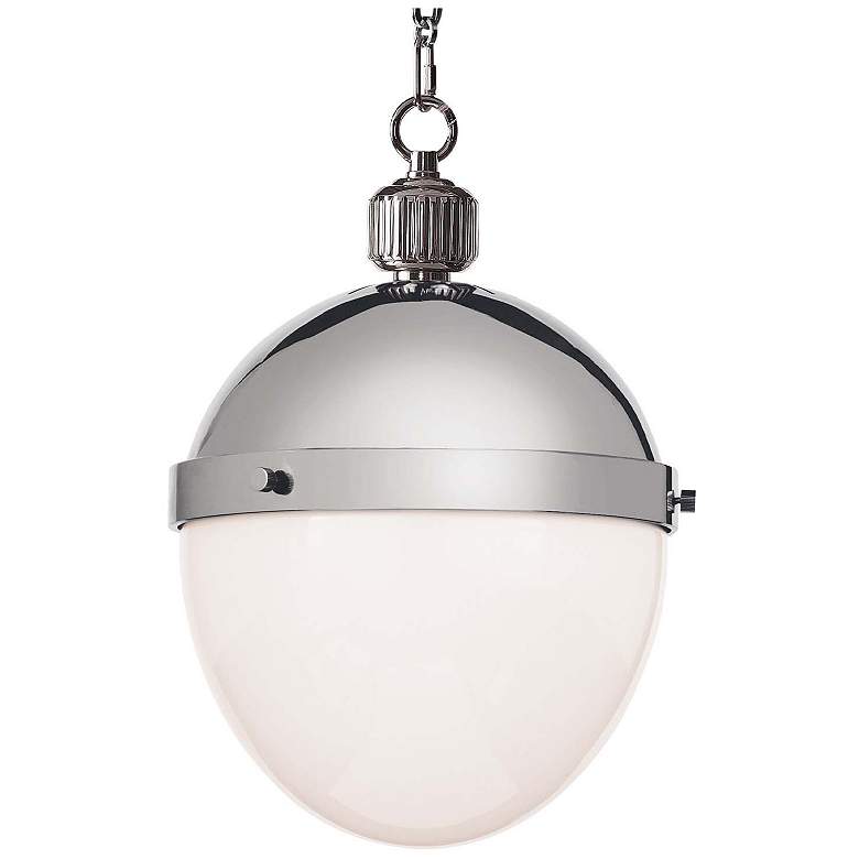 Image 4 Otis Pendant Medium (Polished Nickel) more views
