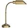 OttLite Alexander Brass Energy Saving Gooseneck Desk Lamp