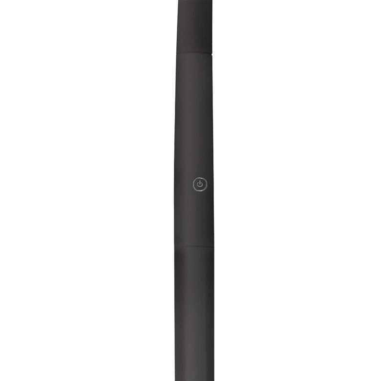 Image 5 OttLite Felix Adjustable Height LED Gooseneck Task Floor Lamp in Black more views