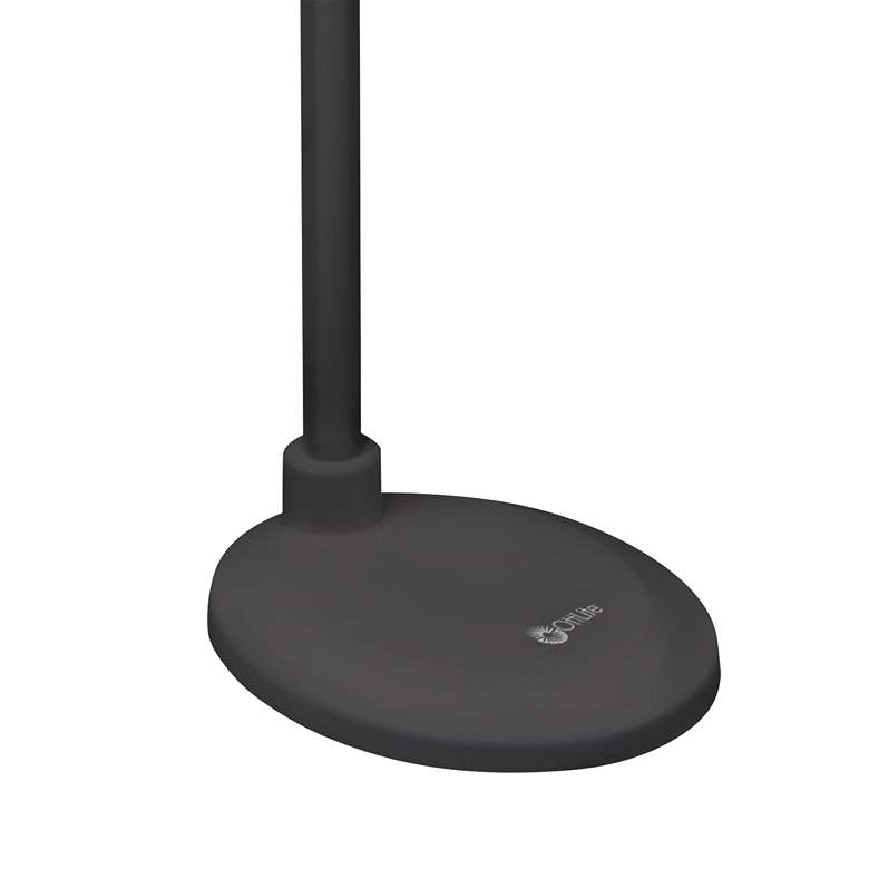 Image 6 OttLite Felix Adjustable Height LED Gooseneck Task Floor Lamp in Black more views