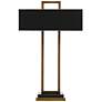 Otto Antique Brass and Oil-Rubbed Bronze Table Lamp