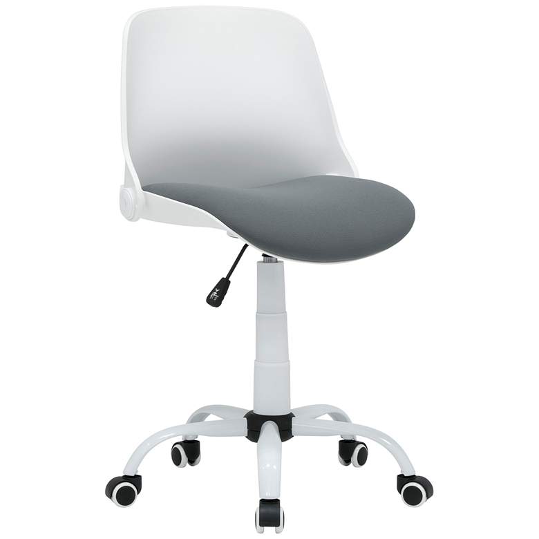 Image 2 Otto Gray Folding Back Swivel Adjustable Office Task Chair