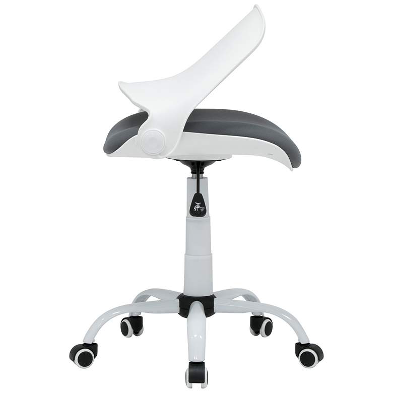 Image 6 Otto Gray Folding Back Swivel Adjustable Office Task Chair more views