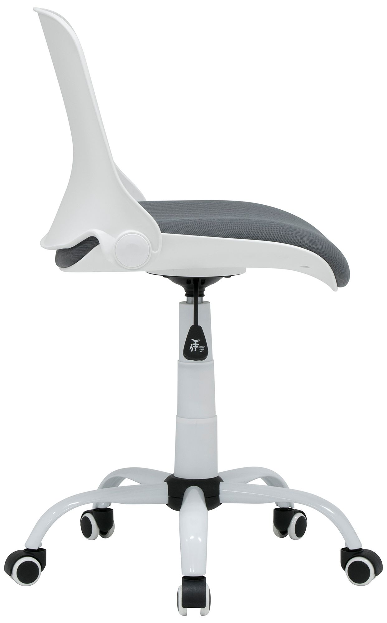 Otto Gray Folding Back Swivel Adjustable Office Task Chair in scene