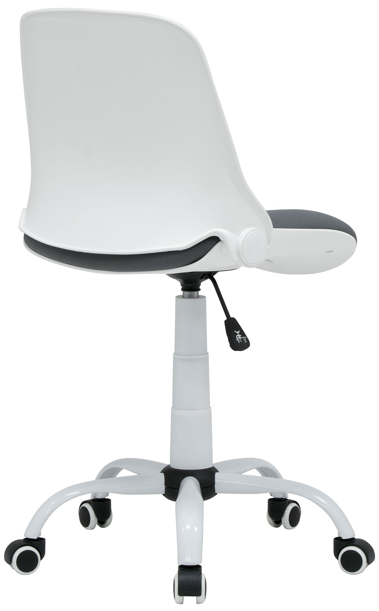 Otto Gray Folding Back Swivel Adjustable Office Task Chair in scene