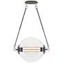 Otto Sphere Pendant - Brass w/ Black - Clear - Frosted Diffuser