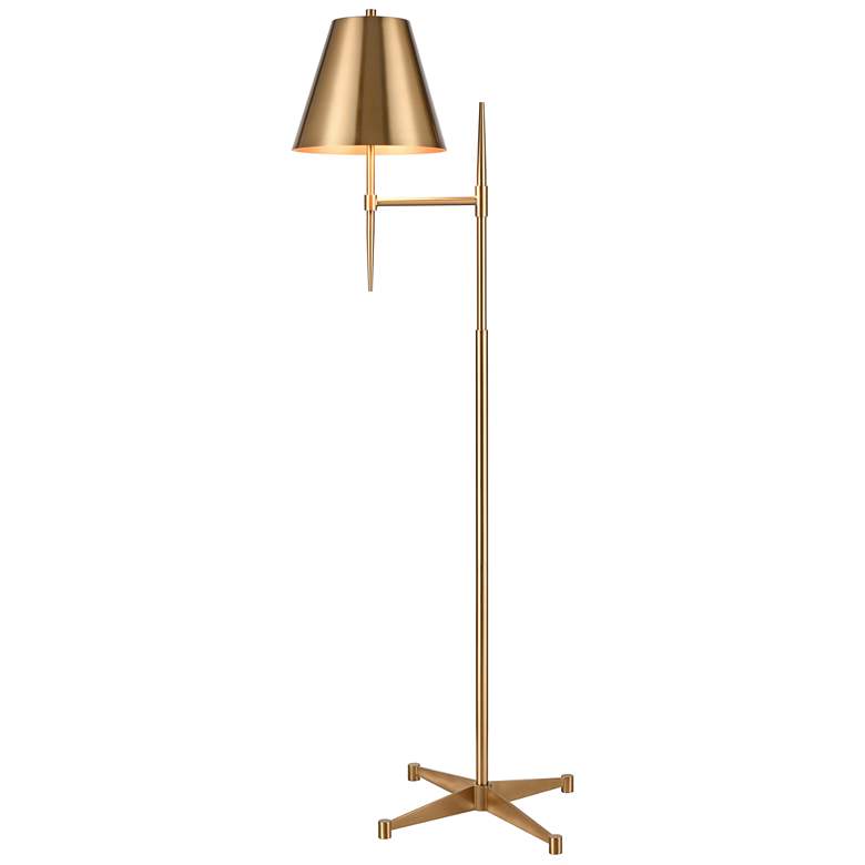 Image 1 Otus 65" High 1-Light Floor Lamp - Aged Brass - Includes LED Bulb