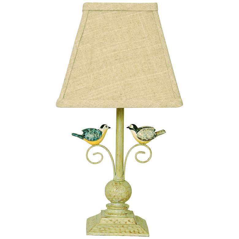 Image 1 Out On a Limb 12 inch High Love Birds Table Lamp