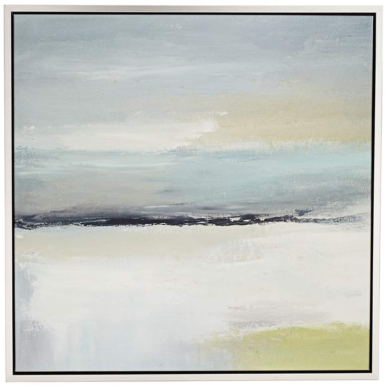 Image 3 Out to Sea Giclee 43 inch Square Framed Wall Art