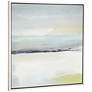 Out to Sea Giclee 43" Square Framed Wall Art in scene
