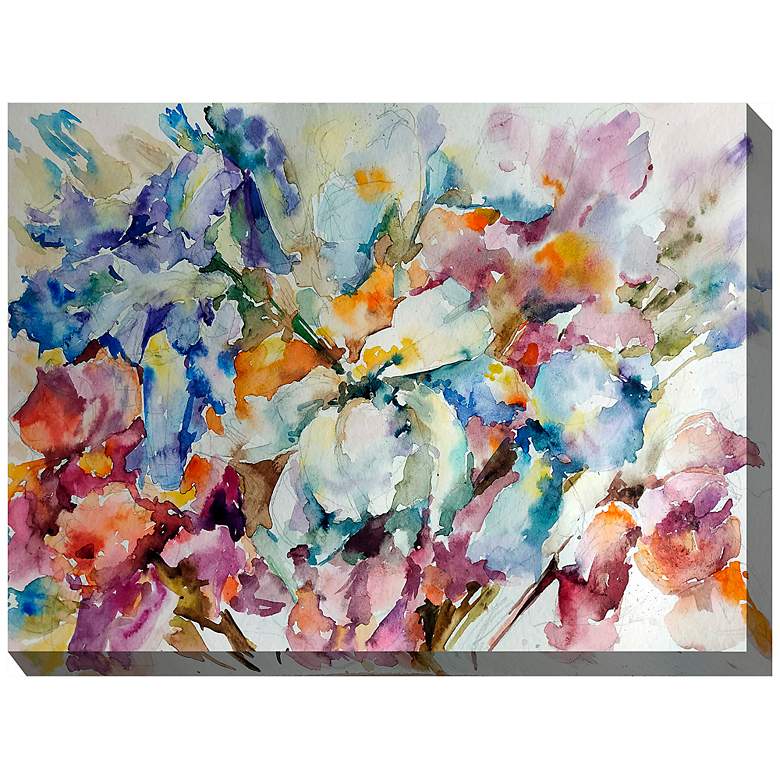 Image 2 Outburst 40" Wide All-Weather Outdoor Canvas Wall Art
