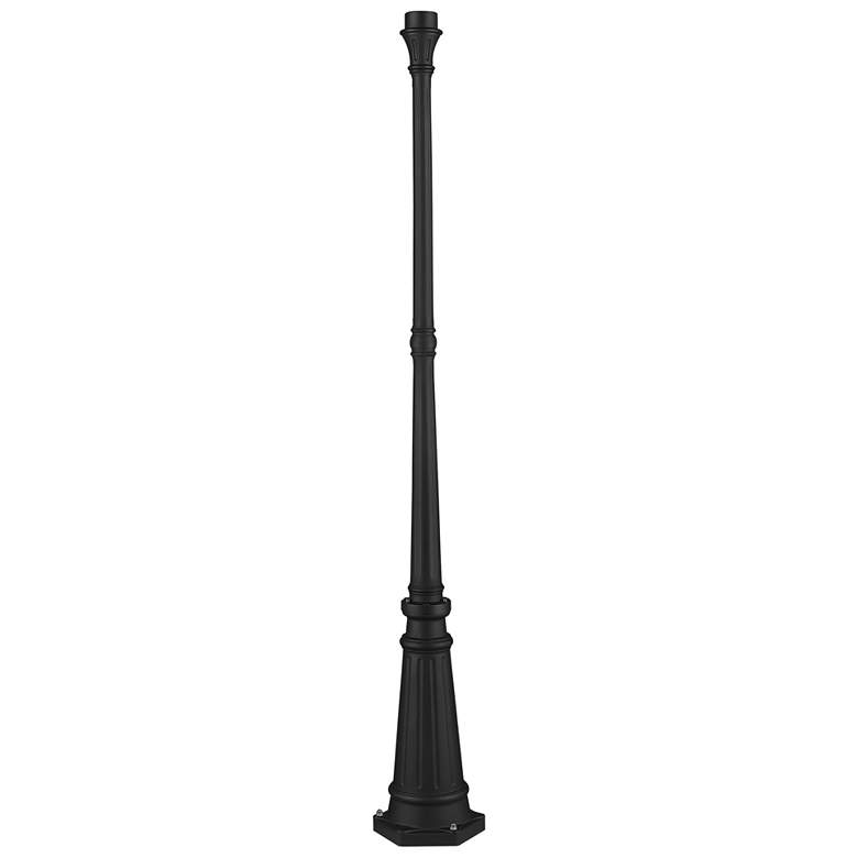 Image 1 Outdoor Accessories Textured Black Lamp Post