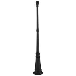 Outdoor Accessories Textured Black Lamp Post