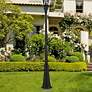 1_Outdoor Accessories Textured Black Lamp Post