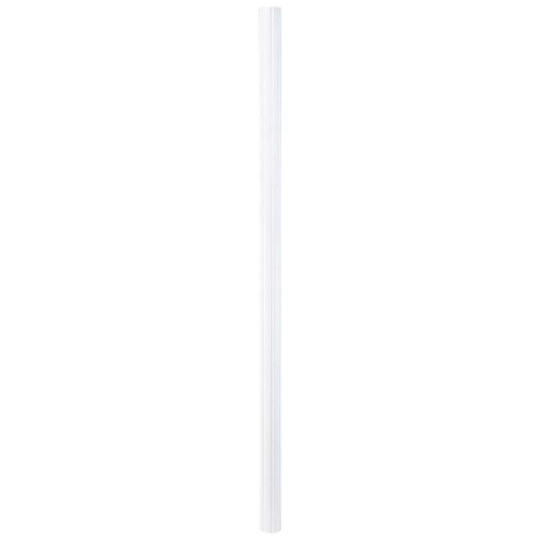 Image 1 Outdoor Accessories Textured White Lamp Post