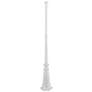 Outdoor Accessories Textured White Lamp Post