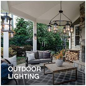 Image5 of Outdoor Atlantis-Small Up/Down Light Wall Mount Lantern-Satin Black-Led more views