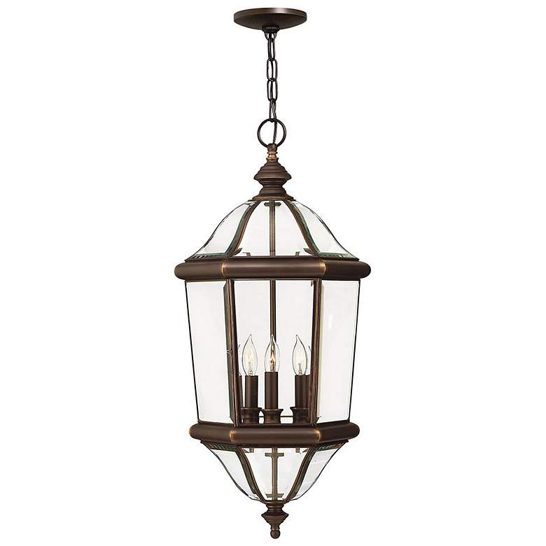 Image 1 Outdoor Augusta-Large Hanging Lantern-Copper Bronze