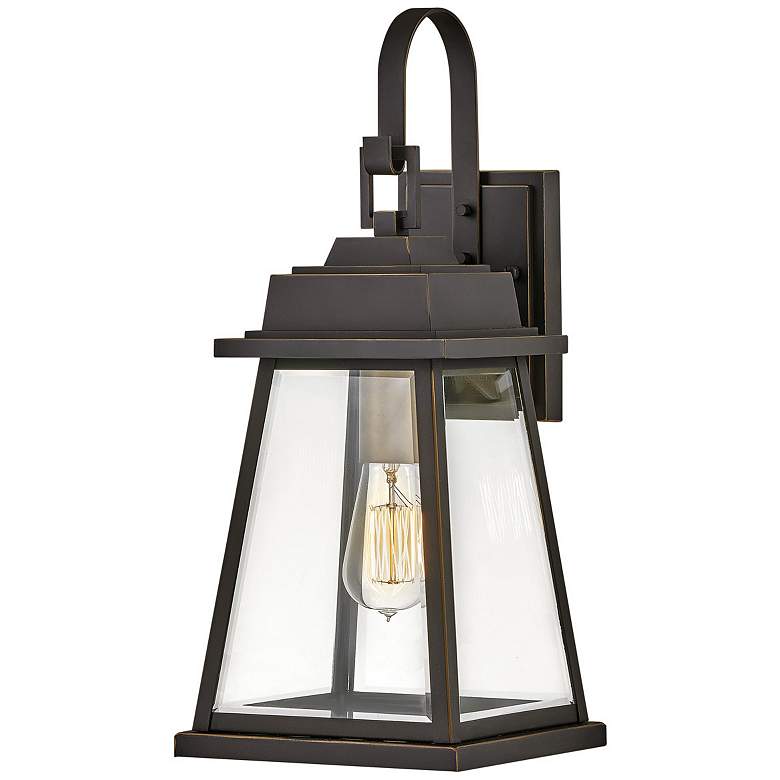 Image 1 Outdoor Bainbridge-Medium Wall Mount Lantern-Oil Rubbed Bronze