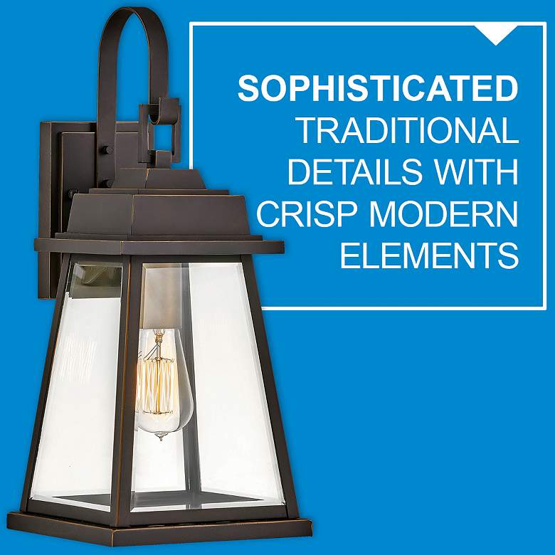 Image 6 Outdoor Bainbridge-Medium Wall Mount Lantern-Oil Rubbed Bronze more views