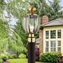 Outdoor Basics 16 1/2" High Antique Brass Outdoor Post Mount Light
