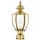 Outdoor Basics 16 1/2"H Polished Brass Outdoor Post Light