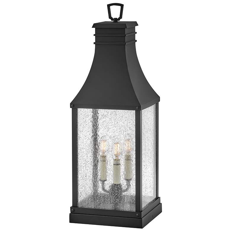 Image 1 Outdoor Beacon Hill-Large Pier Mount Lantern-Museum Black