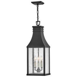 Outdoor Beacon Hill-Medium Hanging Lantern-Museum Black