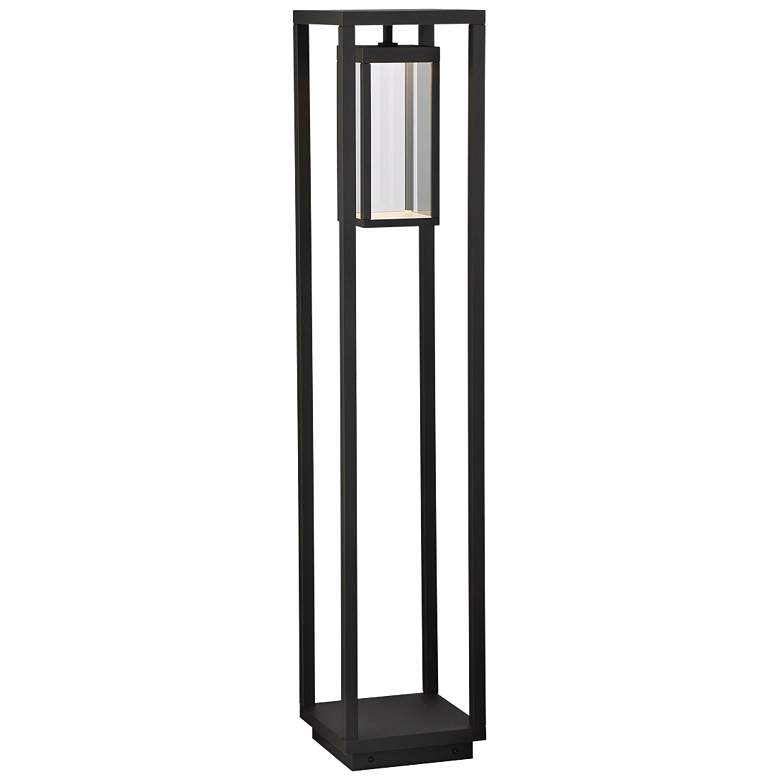 Image 1 Outdoor Bollard 43 1/4"H Graphite Gray LED Landscape Light