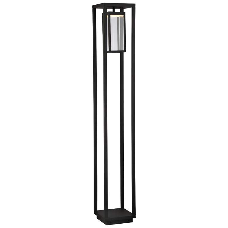 Image 1 Outdoor Bollard 57" High Graphite Gray LED Landscape Light