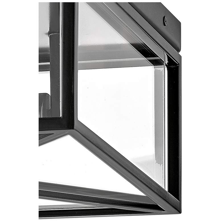 Image 4 Outdoor Brixton-Medium Flush Mount-Black more views
