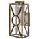 Outdoor Brixton-Small Wall Mount Lantern-Burnished Bronze