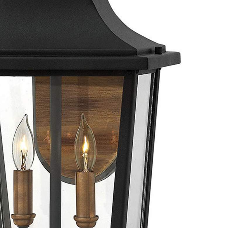 Image 2 Outdoor Burton-Medium Wall Mount Lantern-Black more views