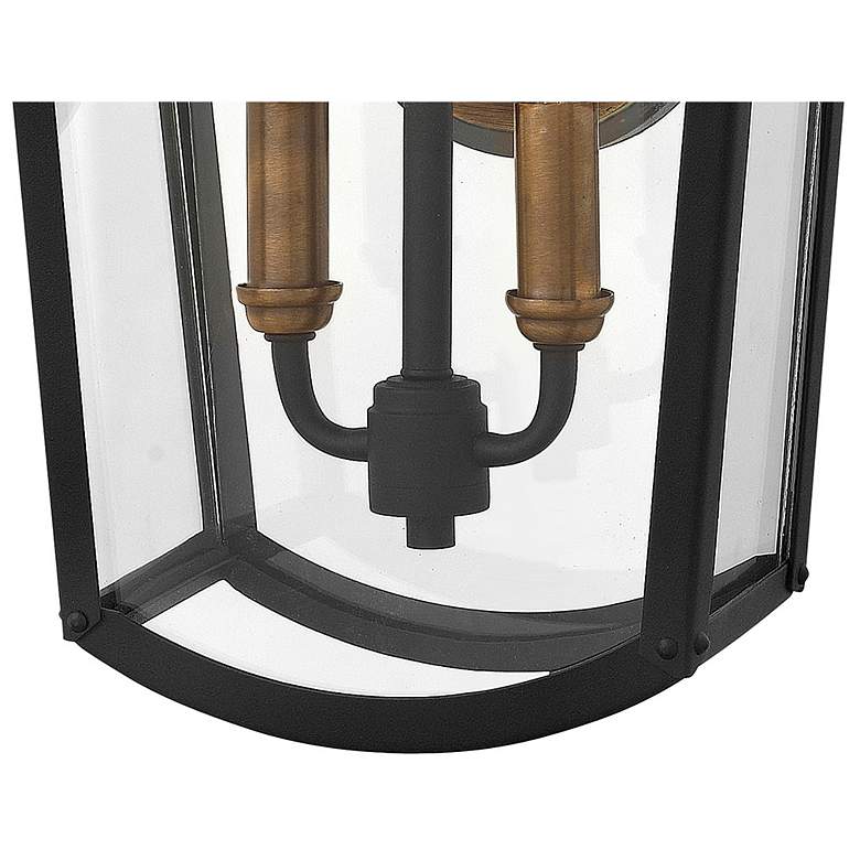 Image 6 Outdoor Burton-Medium Wall Mount Lantern-Black more views