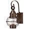 Outdoor Cape Cod-Extra Small Wall Mount Lantern-Sienna Bronze