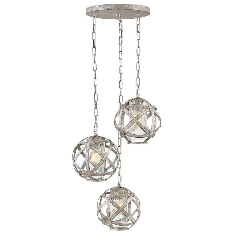 Image 1 Outdoor Carson-Small Pendant-Weathered Zinc