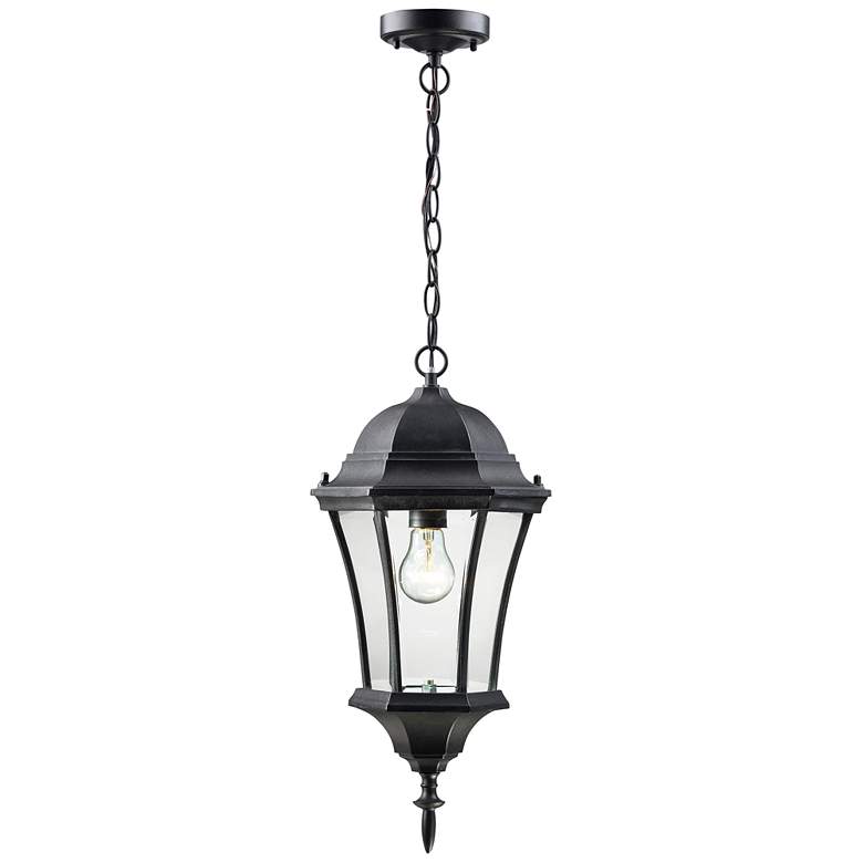 Image 1 Outdoor Chain Light in Black finish