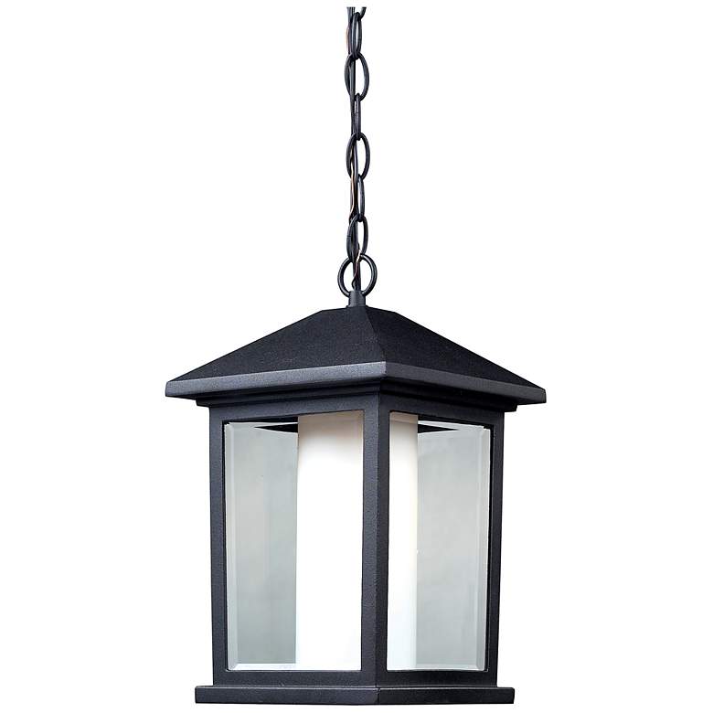 Image 2 Outdoor Chain Light in Black finish