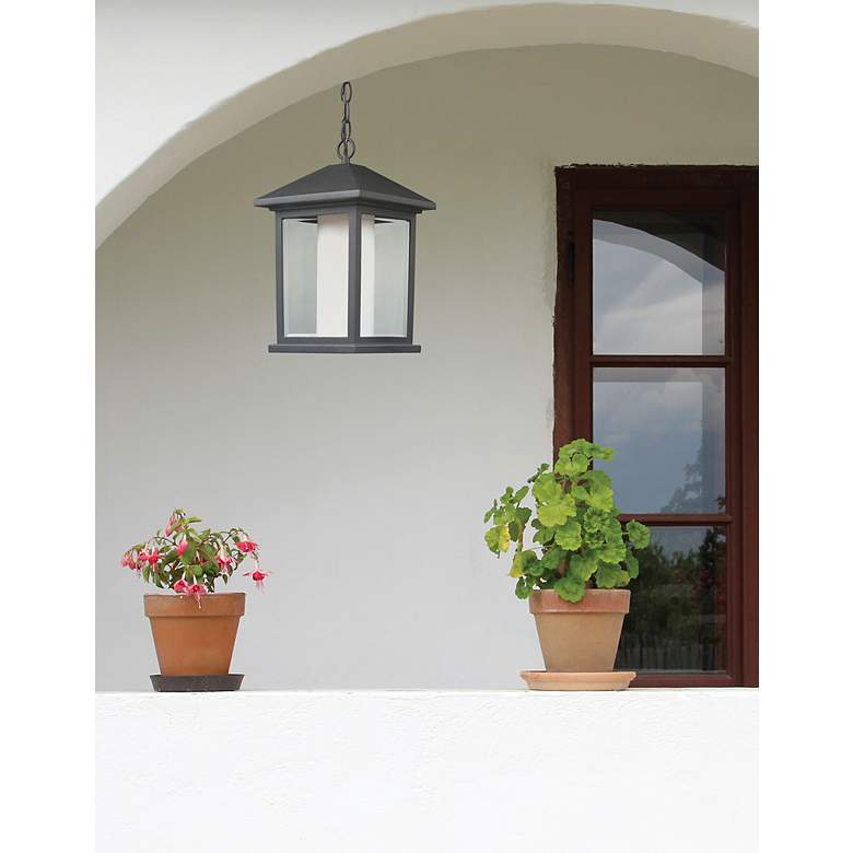 Image 3 Outdoor Chain Light in Black finish more views