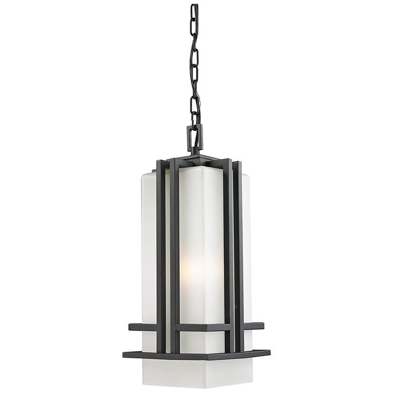 Image 2 Outdoor Chain Light in Black finish