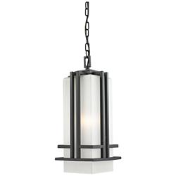 Outdoor Chain Light in Black finish