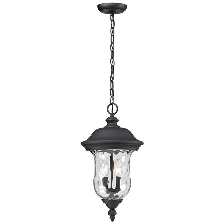 Image 1 Outdoor Chain Light in Black finish