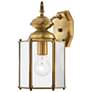 3_Outdoor Classics 13" High Antique Brass Outdoor Wall Light