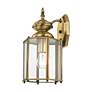 7_Outdoor Classics 13" High Antique Brass Outdoor Wall Light more views