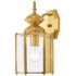Outdoor Classics 13" High Polished Brass Outdoor Wall Light