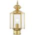 Outdoor Classics 14 1/2"H Polished Brass Outdoor Post Light