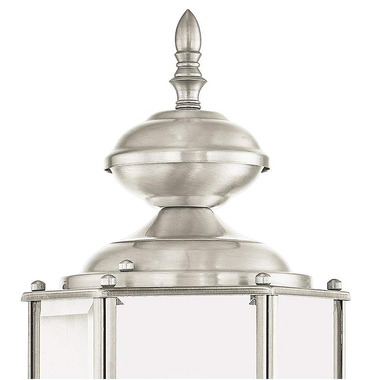 Image 4 Outdoor Classics 17" High Brushed Nickel Outdoor Wall Light more views