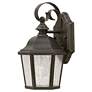 Outdoor Edgewater-Small Wall Mount Lantern-Oil Rubbed Bronze